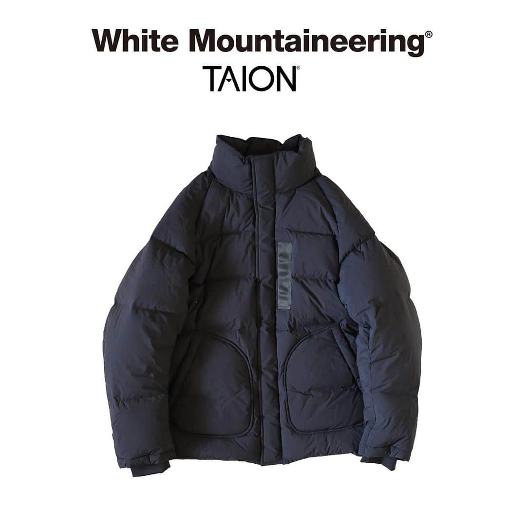 ホワイトマウンテニアリングさんのインスタグラム写真 - (ホワイトマウンテニアリングInstagram)「_ White Mountaineering®︎ 23AW Collection  Collaborated with @taion0802  Flag Shop Limited Color CHARCOAL  Released on TODAY!  #whitemountaineering #taion #down #downjacket  #downvest」10月20日 11時00分 - whitemountaineering_official