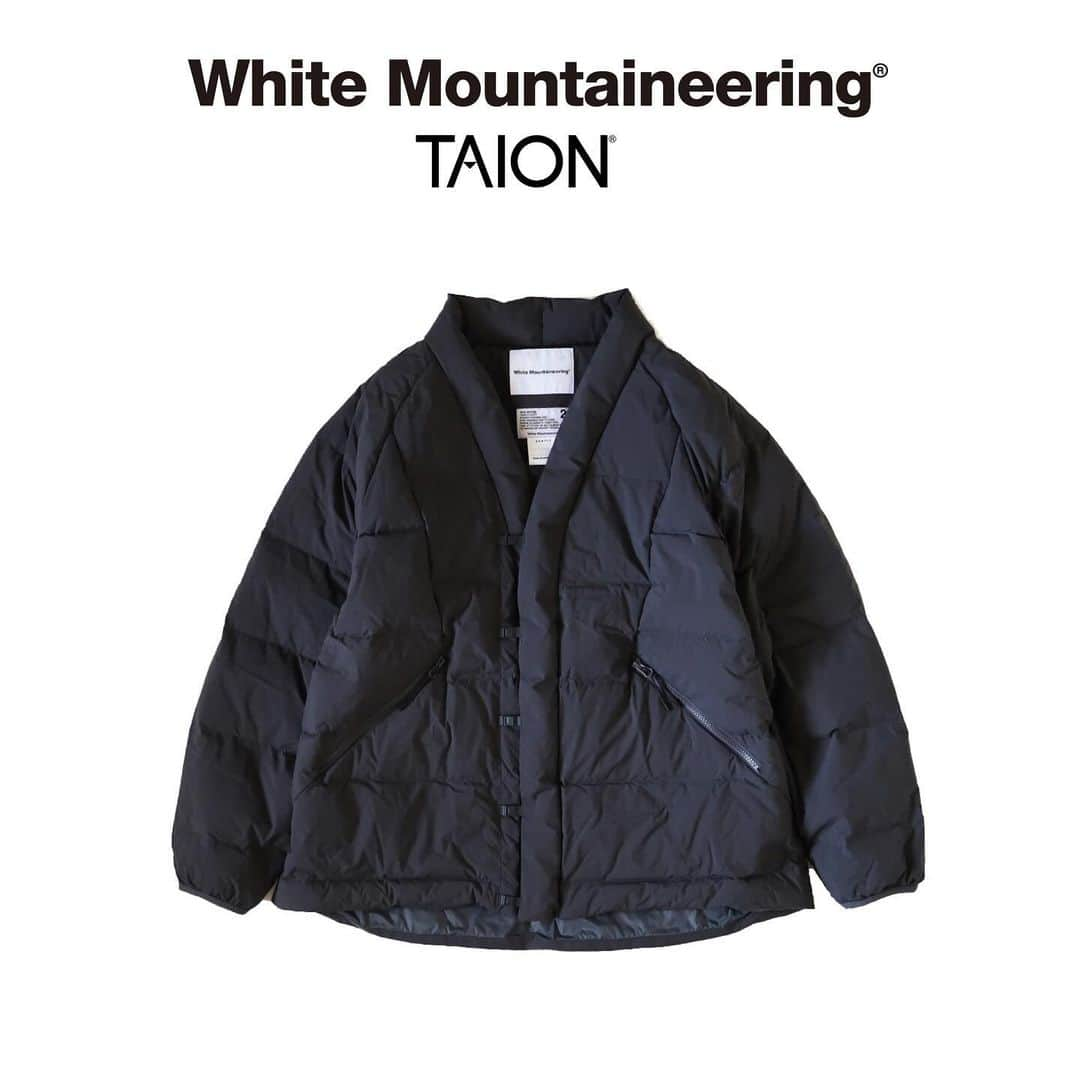 ホワイトマウンテニアリングさんのインスタグラム写真 - (ホワイトマウンテニアリングInstagram)「_ White Mountaineering®︎ 23AW Collection  Collaborated with @taion0802  Flag Shop Limited Color CHARCOAL  Released on TODAY!  #whitemountaineering #taion #down #downjacket  #downvest」10月20日 11時00分 - whitemountaineering_official