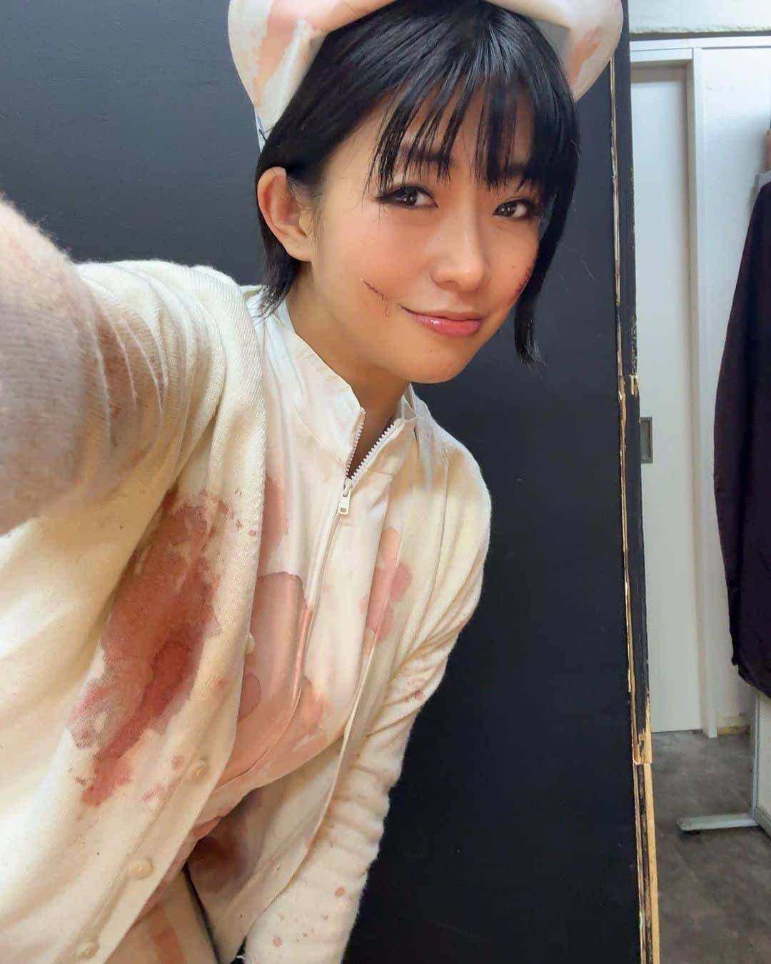 範田紗々さんのインスタグラム写真 - (範田紗々Instagram)「思えばこの日は昼間メイド服で夜はナース服で とってもとってもハロウィンでした🎃👻🧟‍♀️ #ハロウィンBBQ #ガチンコナイト」10月20日 11時46分 - handa_sasa