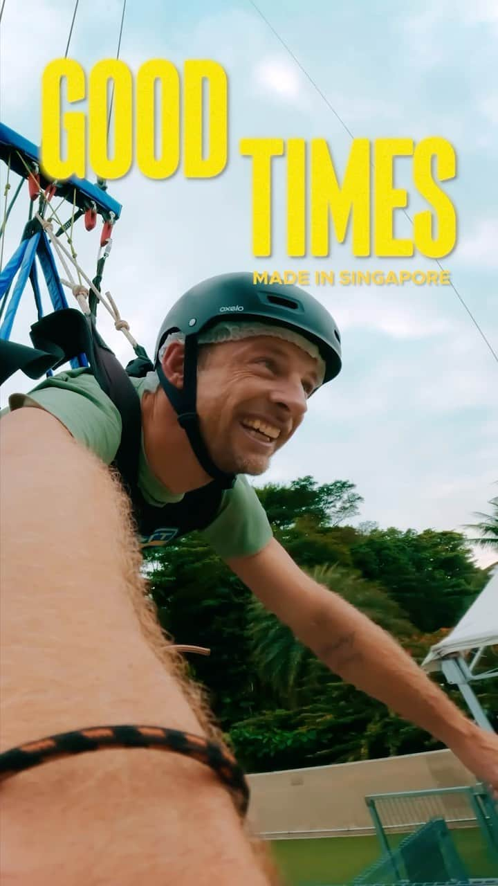 ジェンソン・バトンのインスタグラム：「Buckle up and follow Jenson Button as he redefines what relaxing is, in Singapore #MadeinSingapore  📍 LeVeL33 (@level33_sg) 📍 HyperDrive (@thepalawansentosa) 📍 RHIB Rides Singapore (@rhibridessg) 📍 Skypark Sentosa by AJ Hackett (@skyparksentosa)   #VisitSingapore #PassionMadePossible #travel #Singapore」