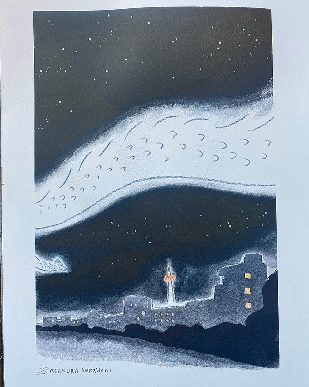 のインスタグラム：「個展「ORDINARY」 こちらは展示品のリソプリント。全種ありまーす #京都オーディナリー」