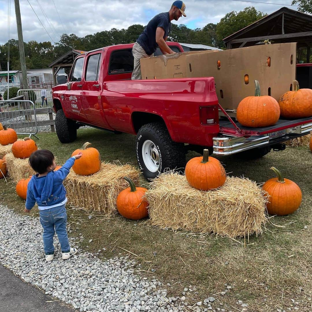 芽華ららさんのインスタグラム写真 - (芽華ららInstagram)「𝒑𝒖𝒎𝒑𝒌𝒊𝒏 𝒑𝒂𝒕𝒄𝒉 ⁡ 📍Phillips farms Cary NC  ⁡ この時期になると開催されるパンプキンパッチ🎃 色んな種類のパンプキンが沢山あって見てるだけで面白い😊 ファームではキッチンカーやバー、子供が楽しめる遊具が沢山✨✨ 大きなトラクターを改造して作った滑り台やコーンメイズ🌽カウトレイン🐮などなど❣️ 大人も子供も一日中楽しめました🩷 ⁡ ⁡ ⁡ #usa #nc #アメリカ駐在#アメリカ赴任#アメリカ駐在生活#アメリカ駐在妻#海外生活#ノースカロライナ州#ノースカロライナ駐在#ノースカロライナ生活 #観光スポット #rarainUSA #rarastagram #❤️ ⁡ ⁡」10月20日 12時50分 - rara.world