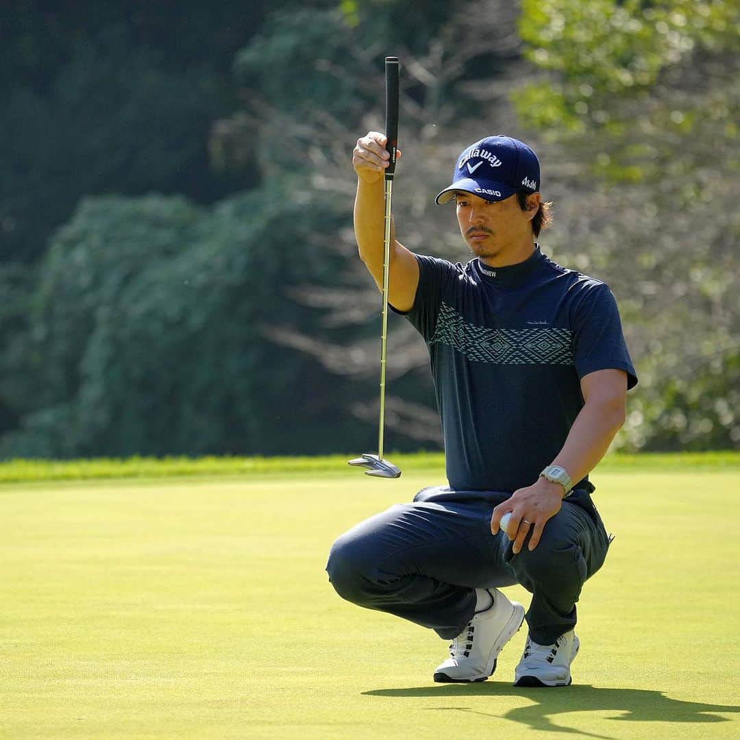 キャロウェイゴルフ（Callaway Golf）のインスタグラム：「日本で唯一開催されるPGAツアーの「ZOZO CHAMPIONSHIP」に出場中の石川遼プロ。   パターは先週の「日本オープンゴルフ選手権」に引き続き、WHITE HOT XG #7CS パターを使用しています。 Go🔥 #RyoIshikawa Go🔥 #TeamCallaway . . . #Callaway #キャロウェイ #ZOZOチャンピオンシップ #チームキャロウェイ #石川遼」