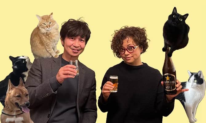 猫沢エミのインスタグラム：「みなさ〜ん❣️  「落ち込むこともあるけれど、私はこのパリが好きです」  　　　　　　　　　　　　　〜五十路魔女の宅急便より  ハイ！気分もあらたにまいりましょう。11月、新刊本のPRで日本へ帰ります。そしてついについに！猫林組🐾 @neco_bayashi_gumi のトークイベントが生で開催‼️  とーさんこと小林孝延さん @takanobu_koba と猫沢に会いにきて愛二重❤︎  リアルチケットは応募制。震える指でカウントダウンしなくても大丈夫😌✨心臓に負担のかからない応募方法ですので、みなさん、焦らずきちんと説明をお読みになってからお送りくださいね！遠方の方は、ぜひオンラインでのご参加を！  みなさんにお会いできるのを、楽しみにしています😊  🐕🐈写真コラージュwww🤣天然生活スタッフのみなさん、かわいい写真をありがとうございます😂  ＝＝＝＝＝＝＝＝＝＝＝ 猫沢エミトークイベント vol.4 「家族の愛と、個人としての生き方」  パリの猫沢エミさんと、東京の小林孝延さんが迷える50代仲間としてさまざまなテーマでトークする連続企画。  第４回目は、猫沢さん帰国のタイミングに合わせて、下町・浅草のお座敷での対面トークになります。（リアルとオンラインの同時開催です）  今回のテーマは、「家族」について。  ほぼ同時期に「家族」をテーマにした本を出版した猫沢エミさんと、小林孝延さん。  家族との関係性や、家族との別れ、新しく家族に加わったメンバーなど、「家族」にまつわることについて、秋の夜長に語り合いたいと思います。  コロナ禍を経て、猫沢さんと小林さん、そして猫林組のみなさんが、お互いを近くに感じて繰り広げるトークをぜひお楽しみください。  会場参加チケットは、抽選で30名様限定となります。（応募期間は10/25（水）23:59まで）  畳とちゃぶ台のあるアットホームな雰囲気のなか、お弁当を食べたり、くつろいだりしながら、友人の家に遊びに来ているような感覚でお楽しみください。  ─────────────── ● 開催日時・場所 ─────────────── 2023年11月17日（金）19：00～21：00 東京都台東区浅草の会場（浅草駅から徒歩5分くらいです） ※当選された方には追って詳細をご案内いたします。  ─────────────── ● 参加費用 ─────────────── 6,000円（おにぎりと飲み物、お土産付き）  ─────────────── ● 応募について ─────────────── 会場参加チケットは【抽選販売】となります。  応募期間は、【10/25（水）23:59まで】です。  10/26（木）以降に抽選を行い、当選のご連絡をいたします。  ※応募は、お一人様一回までとさせていただきます。  以下はオンラインです。 ─────────────── ● 参加費用 ─────────────── オンライン参加チケット：1,600円  ※ 売上の一部を動物愛護団体に寄付いたします。  ◎リンクはストーリーズにup❣️  #猫林組🐾  #天然生活　#天然生活オンラインイベント  #猫パリ　#猫沢エミのインターナショナル五十路ライフシフト  #猫沢エミリーパリへ行く」