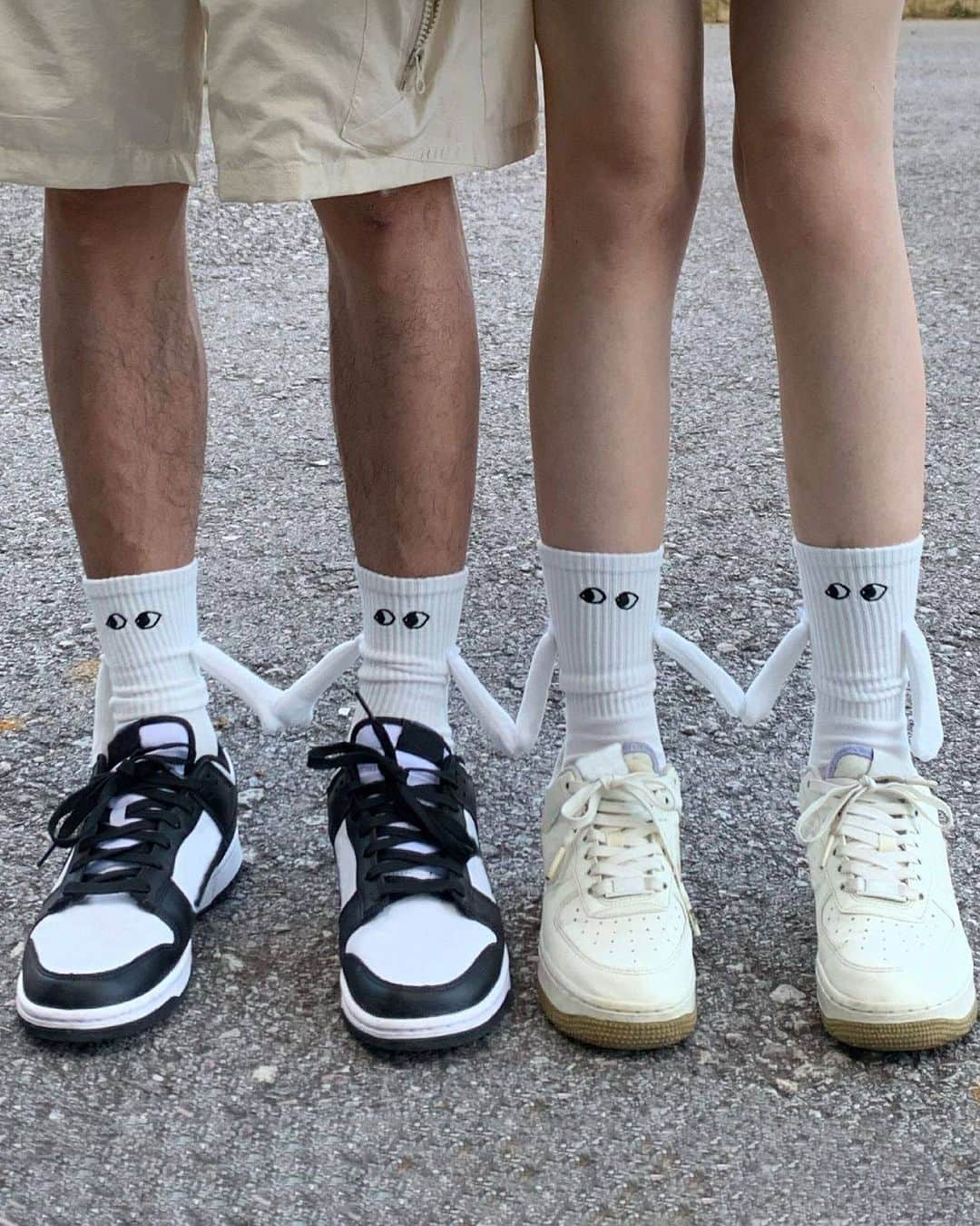 SHEINのインスタグラム：「Step up your sock game with earthy neutrals and the cutest couples co-ords we've ever seen 🧦💫 😍 Which pair would you give you that fall-flavored flair? 👇  🔎 12341718 17312837 20477300  #SHEIN #SHEINforAll #SHEINstyle #fashion #chic #saveinstyle」