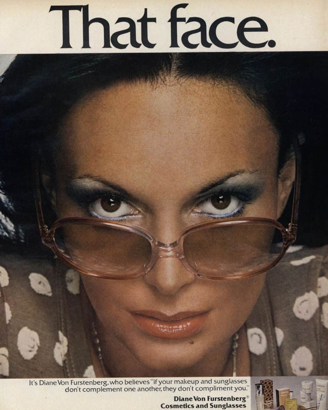 ダイアン フォン ファステンバーグのインスタグラム：「A whole look. @therealdvf from the #DVFArchive, circa 1970s 💫」