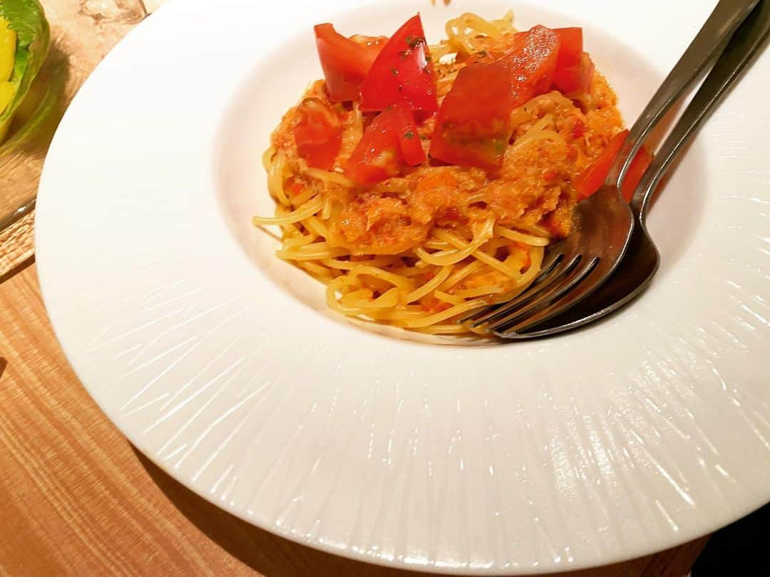 今中沙季のインスタグラム：「🍝💘」