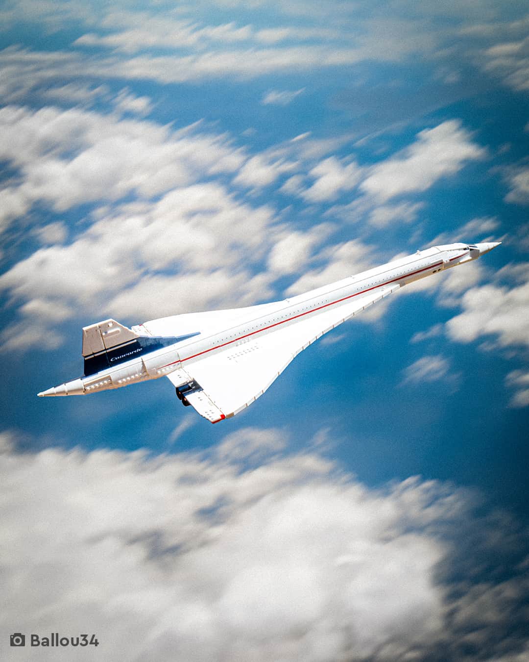 のインスタグラム：「An engineering masterpiece that made the impossible possible. Take out your cameras, Concorde soars again! 😍  #LEGO #LEGOIcons #Concorde  📸 @_Me2_ and @Ballou34 from @Stuckinplastic」