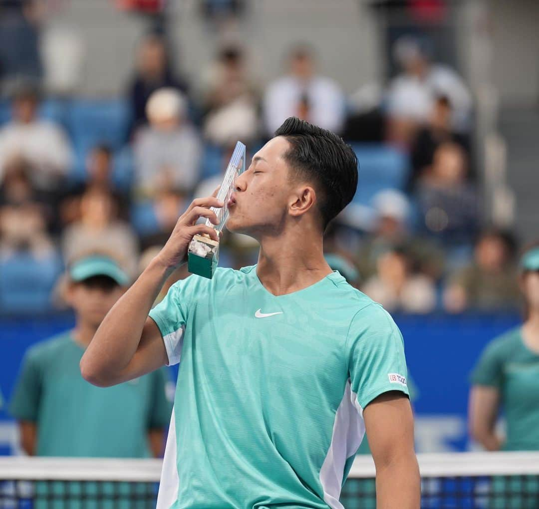 小田凱人のインスタグラム：「優勝🏆 やっぱ日本大好きやー😍来てくれた皆さんありがとうございました！まだまだfirst everな事やってくんでこれからもお見逃しなく🫡次は中国杭州勝つしかないっしょー🔥 📷 @akiraando_aaphoto」