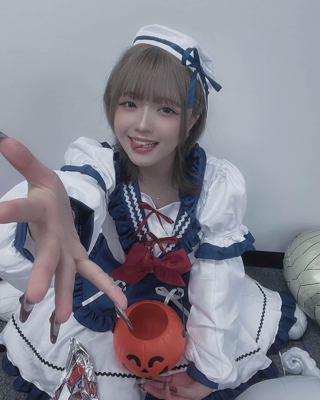 佐藤優來那さんのインスタグラム写真 - (佐藤優來那Instagram)「今年のハロウィンも一緒に過ごそうね✌︎」10月20日 23時33分 - nyandafulu____