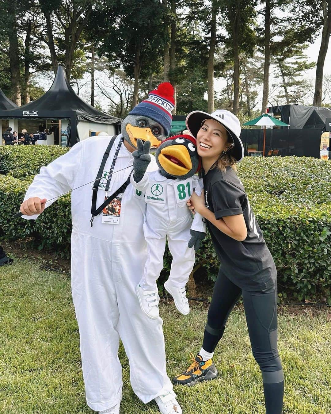 平野杏梨のインスタグラム：「ZOZO CHAMPIONSHIP 2023 初日行ってきました💚 @zozochamp @golfickers   いつもテレビで見る人たちが目の前にいて大大大興奮しました🥹日曜までやってるので行く人は楽しんでください🥹❣️  本当お祭りみたいで楽しかった〜！！私の楽しそうすぎる顔ねw   @xanderschauffele とのツーショは嬉しすぎていったんアップしないでおきます🤫笑  @haruko_golf @gen_aap お誘いありがとうございました😭❣️❣️  #zozochampionship #zozo#golf #ゴルフ#ゴルフ観戦」