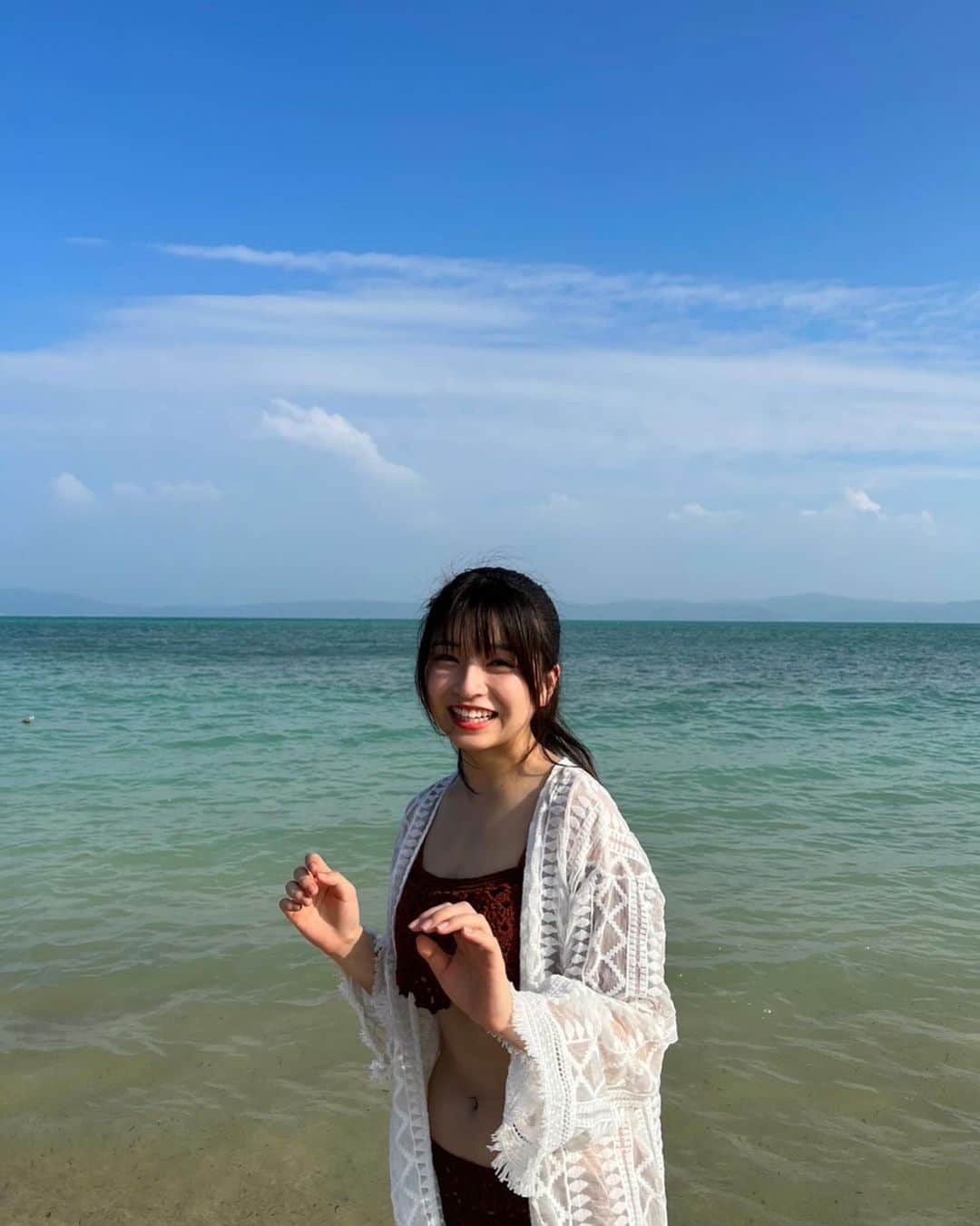 佐々木ほのかのインスタグラム：「沖縄の海〜🐬🫧‪」