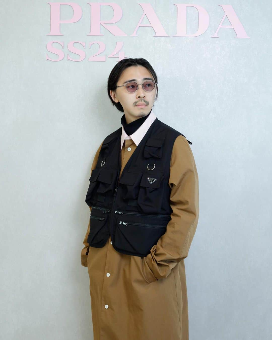 なかむさんのインスタグラム写真 - (なかむInstagram)「PRADA 24SS  ベストがよかったです。   #prada #24ss #ss24 #プラダ」10月20日 15時46分 - nakamu_64