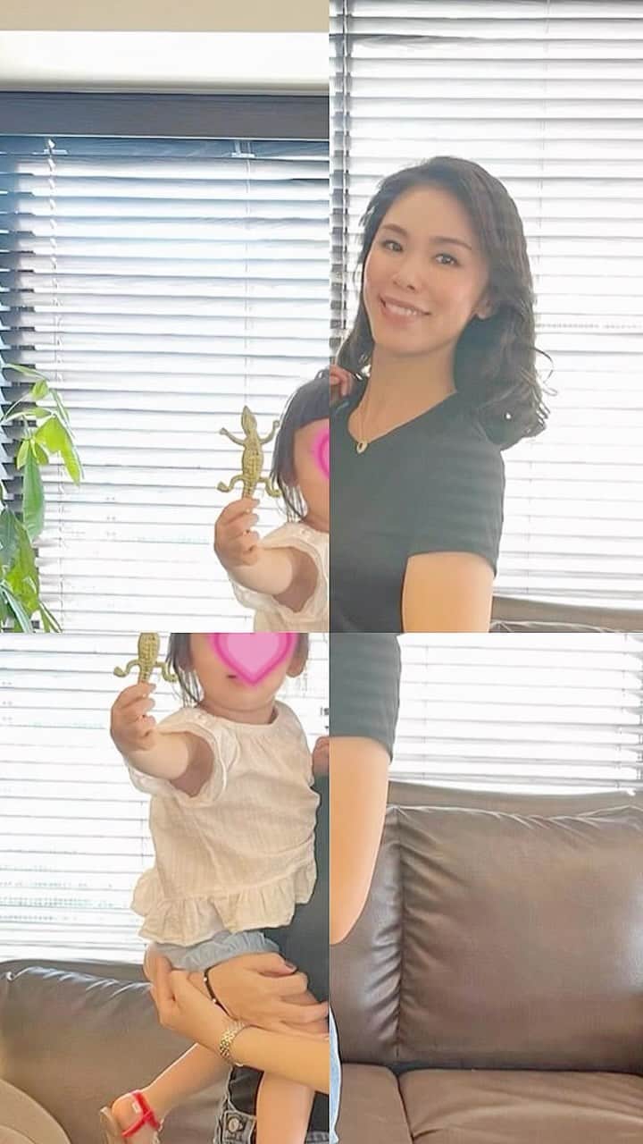 森理世のインスタグラム：「I love being her mom 🥰」
