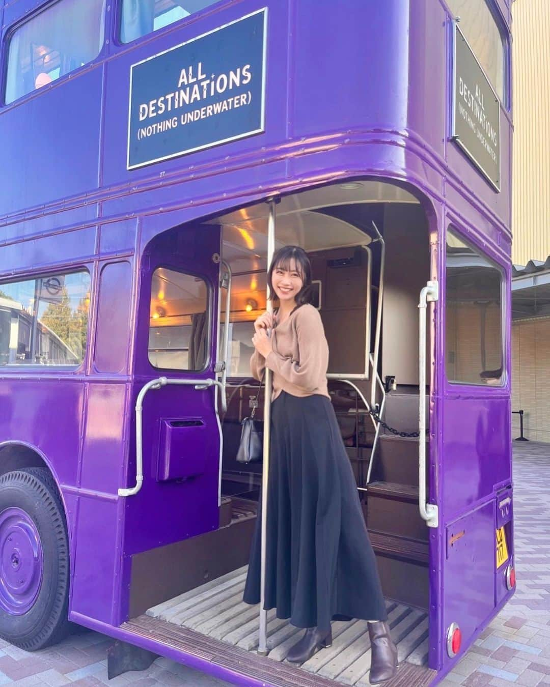 平野詩乃さんのインスタグラム写真 - (平野詩乃Instagram)「ハリーポッター続き🪄︎︎✨ Knight Bus / 夜の騎士バス  どこに行こうかな💭  #ワーナーブラザーズスタジオツアー #ハリーポッタースタジオツアー #ハリーポッター #harrypotter #harrypotterstudiotour #warnerbrosstudiotour #knightbus #夜の騎士バス」10月20日 16時55分 - hirano.shino