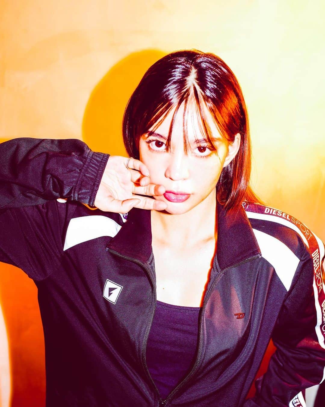 初音のインスタグラム：「FENNEL✖️diesel @fennel_official_  @diesel」