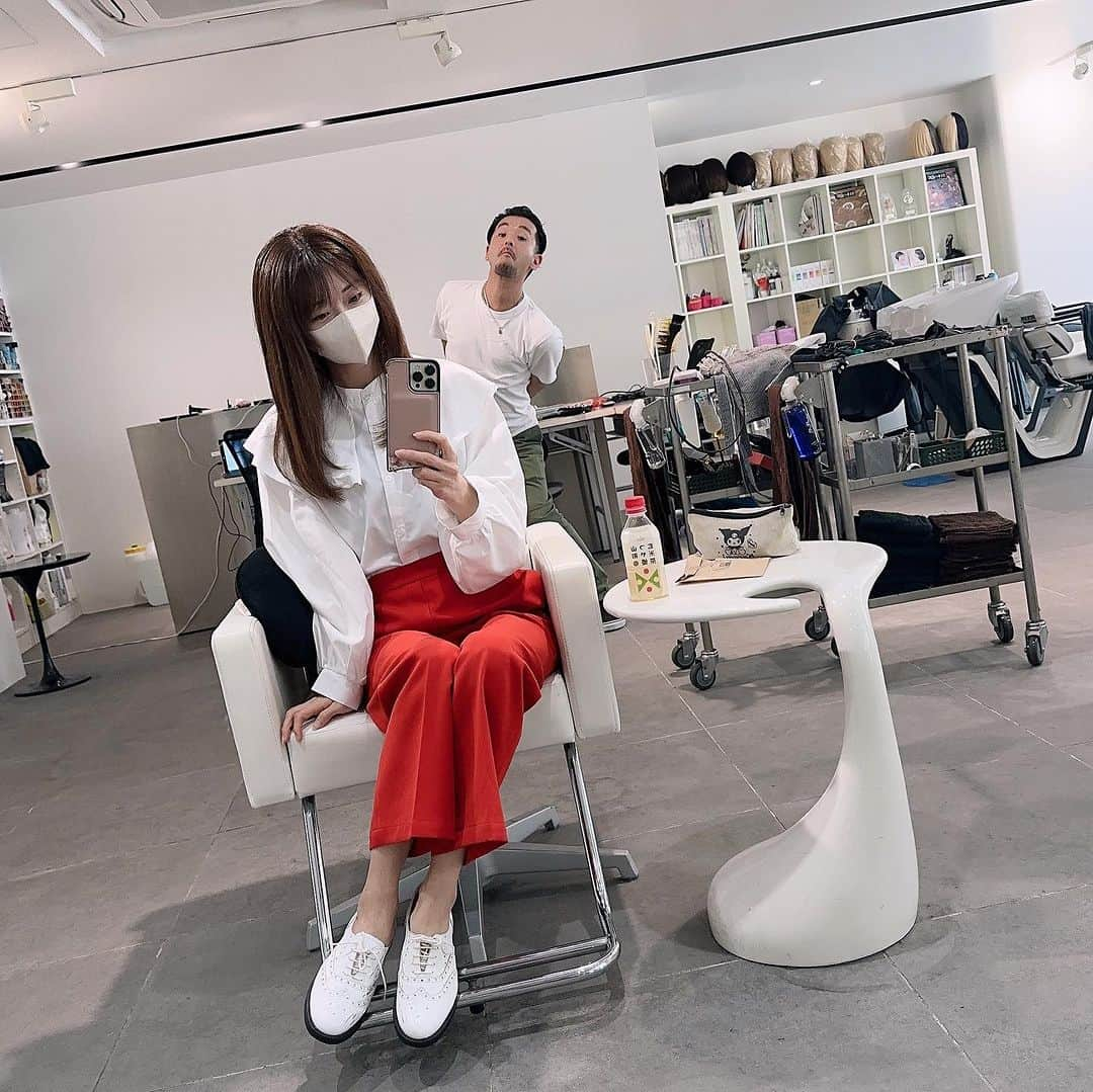 折原みかさんのインスタグラム写真 - (折原みかInstagram)「✂︎♡thank you♡✂︎ @landpa_official   #香草カラー #いでカラー #高円寺 #ストレートヘアー #リタッチカラー #ランドプランニングアソシエーツ」10月20日 17時01分 - mikaorihara