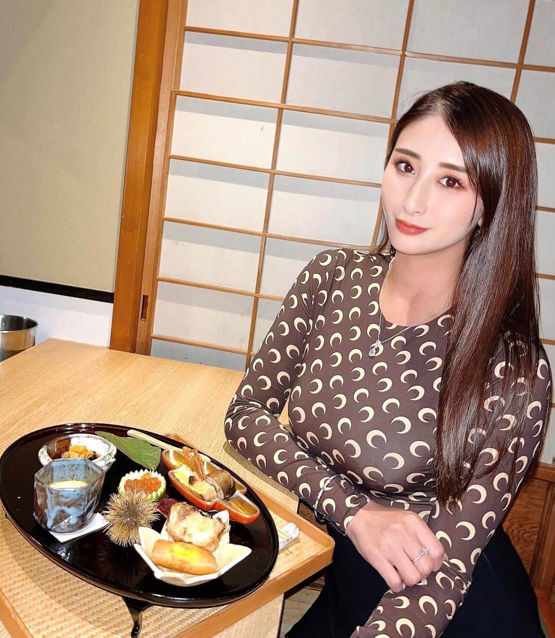 佐藤衣里子のインスタグラム：「京都田がわさんに行ってきましたー❣️ 秋の食材好きすぎるっ😊 あー美味しかった😩  地方も色々行ってみたい🍴❤️‍🔥  #京都#田がわ」