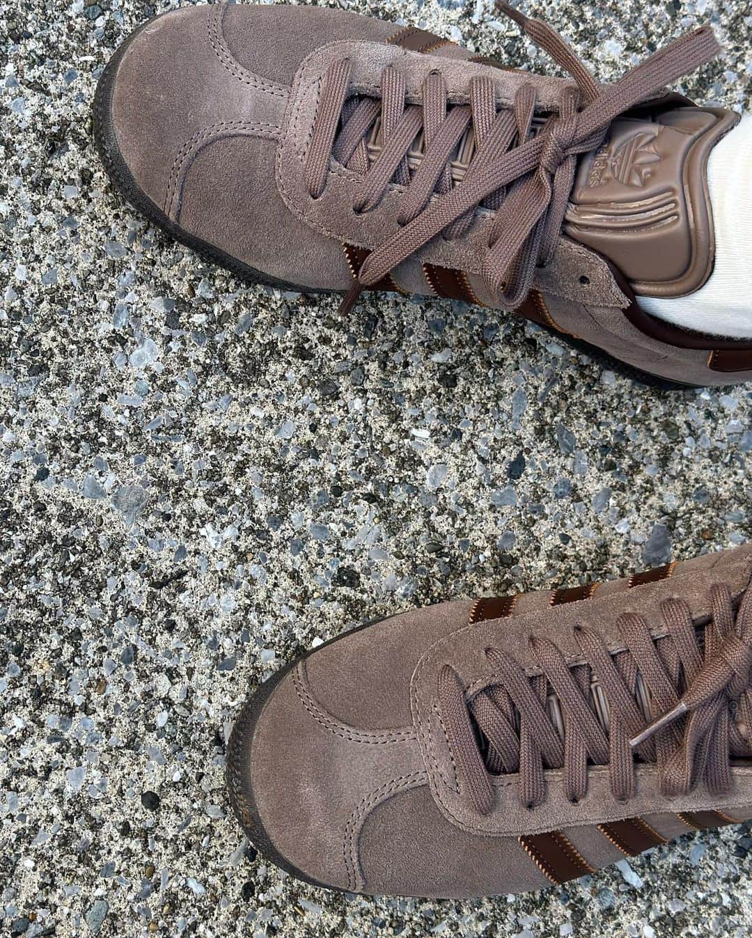 happyyopyさんのインスタグラム写真 - (happyyopyInstagram)「gazelle brown 🐻🤎  インスタ見てたらずっと欲しくて (洗脳されるよね。。笑) まさかのシンデレラフィット！ サイズがあったの。奇跡✨ 可愛い、履きやすい、嬉しい☺️🤎  #adidas #adidasoriginals #adidasshoes #gazelle #gazelleadidas #sneaker #アディダススニーカー #スニーカー」10月20日 17時34分 - happyyopy