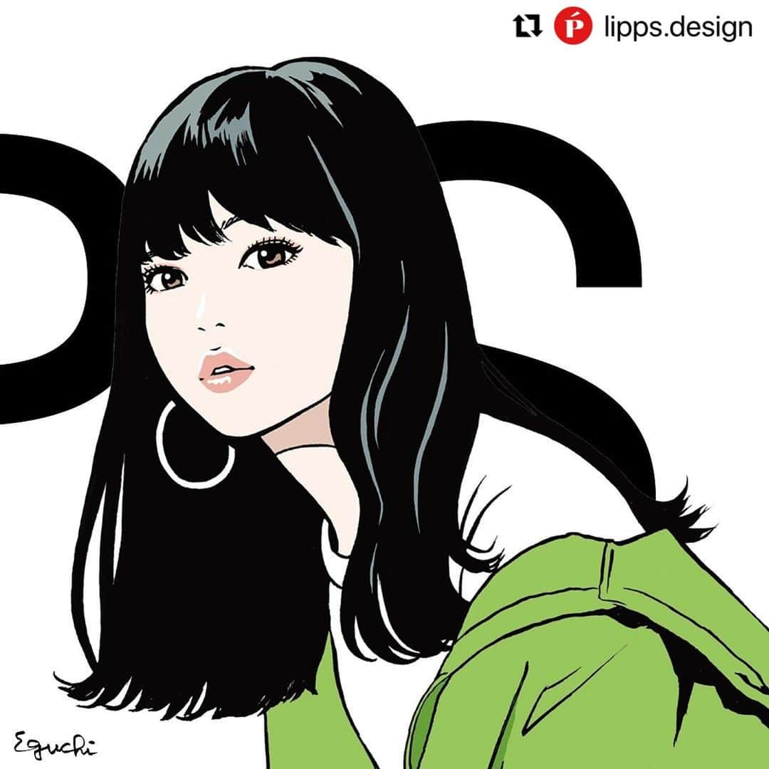 江口寿史さんのインスタグラム写真 - (江口寿史Instagram)「#Repost @lipps.design with @use.repost ・・・ 漫画家の江口寿史氏が、リップスをイメージしたオリジナルのイラストを書き下ろしてくれました！ 今後の展開にご期待ください！ . . @lipps.design #江口寿史 #LIPPS #リップス #illustration #artwork #comicart」10月20日 18時14分 - egutihisasi