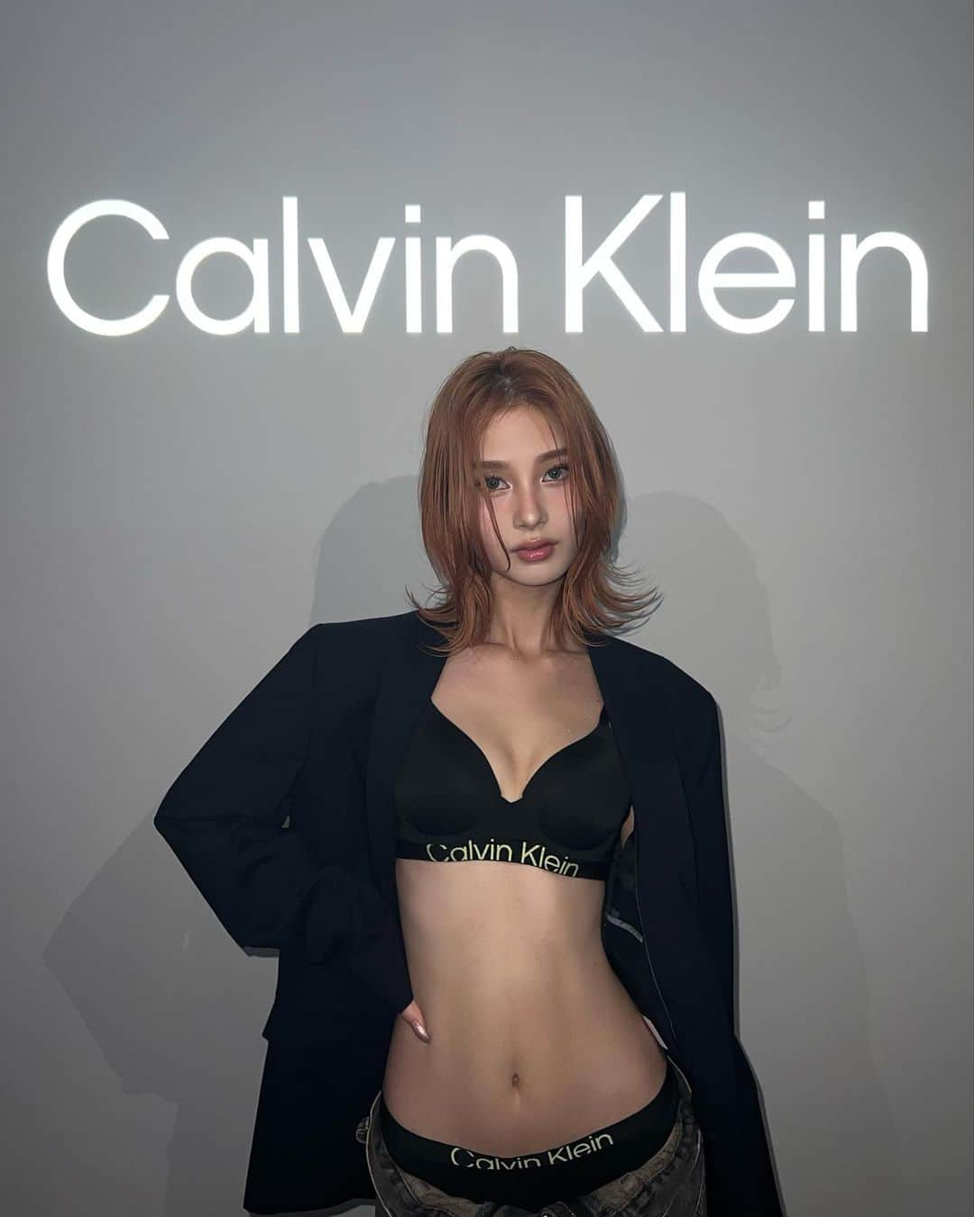 南部桃伽さんのインスタグラム写真 - (南部桃伽Instagram)「ㅤㅤㅤㅤㅤㅤㅤㅤㅤㅤㅤㅤㅤ  @calvinklein 🖤 hair by @aaarisaaaaaa  #PR #CalvinKlein」10月20日 18時10分 - momoka_nanbu