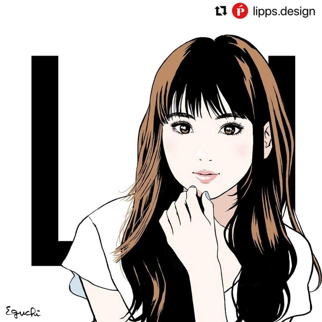 江口寿史のインスタグラム：「#Repost @lipps.design with @use.repost ・・・ 漫画家の江口寿史氏が、リップスをイメージしたオリジナルのイラストを書き下ろしてくれました！ 今後の展開にご期待ください！ . . @lipps.design #江口寿史 #LIPPS #リップス #illustration #artwork #comicart」