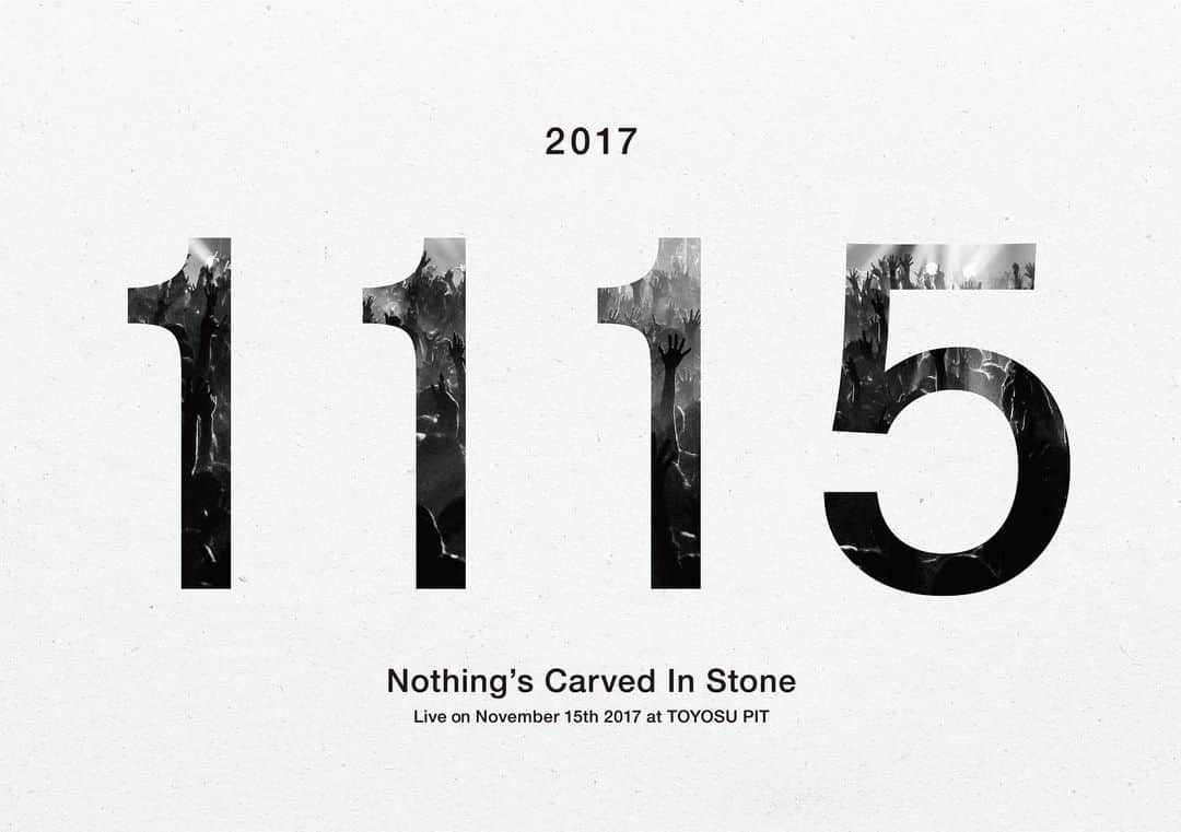 Nothing’s Carved In Stoneさんのインスタグラム写真 - (Nothing’s Carved In StoneInstagram)「【15th Anniversary History】 ⁡ ■2018年 6th LIVE DVD＆Blu-ray 『Live on November 15th 2017 at TOYOSU PIT』ジャケット写真 2018年3月14日リリース ⁡ 収録曲 01. Spirit Inspiration 02. Like a Shooting Star 03. The Poison Bloom 04. Rendaman 05. Brotherhood 06. (as if it’s)A Warning 07. Words That Bind Us 08. Assassin 09. Red Light 10. Chain reaction 11. Milestone 12. Shimmer Song 13. In Future 14. Sing 15. Out of Control 16. Isolation 17. November 15th 18. Sands of Time 19. YOUTH City ⁡ ・Music Video 01. Adventures 02. Like a Shooting Star ⁡ ——————— Nothingʼs Carved In Stone 15th Anniversary "Live at BUDOKAN" 2024年2月24日(土)日本武道館 OPEN 16:30 / START 17:30 ⁡ ▼チケット ・指定席：8,200円(税込) ・学割指定席：6,200円(税込) ・ファミリー指定席：【親】8,200円(税込) / 【子供】6,200円(税込) ⁡ ▼ツアーWEB先行受付中(先着)！ https://eplus.jp/ncis-hp/ ⁡ ▼特設サイトにて後期楽曲投票受付中！ https://www.ncis.jp/15th/ ※プロフィールのリンクよりアクセス頂けます。 ⁡ #NothingsCarvedInStone #ナッシングス #NCIS #SilverSunRecords #liveatbudokan #日本武道館 #ナッシングス武道館」10月20日 18時20分 - nothingscarvedinstone