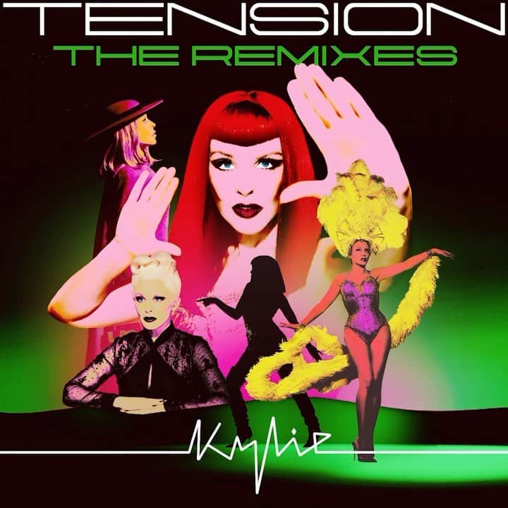 カイリー・ミノーグのインスタグラム：「TENSION remixes out everywhere, just in time for the weekend!! 💎 Which one is your favourite..?」