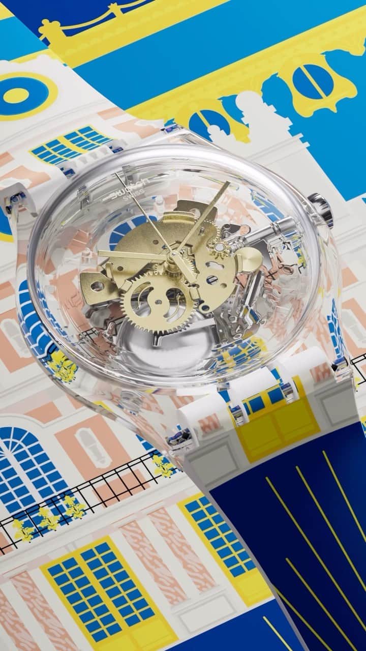 Swatchのインスタグラム：「400 years of magnificence, now on your wrist. Create your own tribute to the timeless beauty of Château de Versailles with these regal Swatch X You designs 🏰 #SwatchxYou #ChateauDeVersailles #PalaceOfVersailles —— 400 ans de splendeur, maintenant à votre poignet. Créez votre montre et choisissez parmi les 3 design imaginés par Swatch X You reprenant les décors, les personnages et les éléments architecturaux emblématiques du château de Versailles. #SwatchxYou  #ChateauDeVersailles #PalaceOfVersailles」