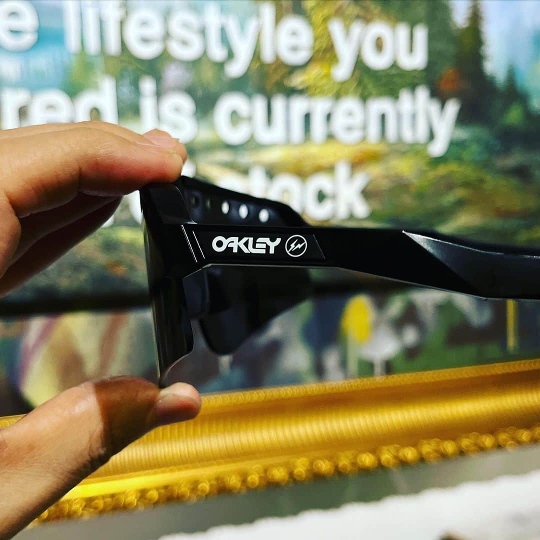 藤原ヒロシのインスタグラム：「@oakley」