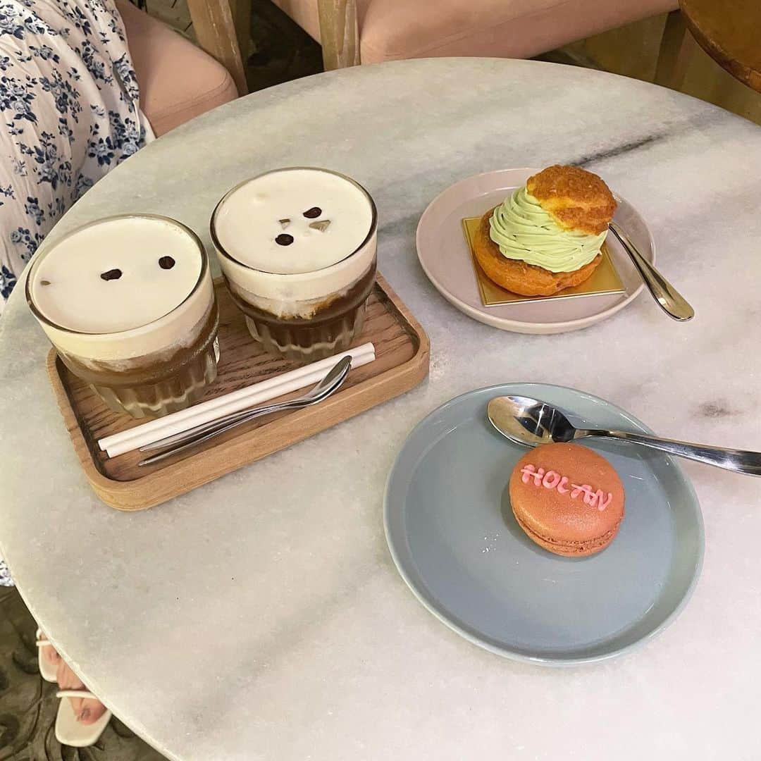 杉浦みずきのインスタグラム：「. HOIANマカロンかわいい😂」