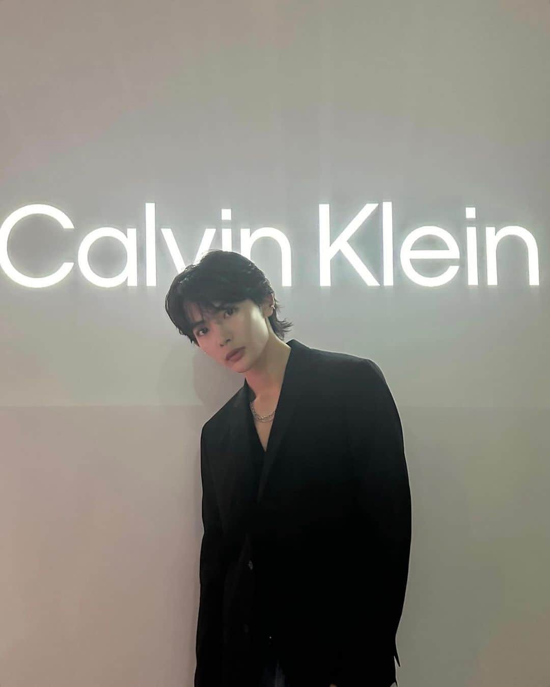 のインスタグラム：「thank you for inviting me @calvinklein   #CalvinKlein #PR」