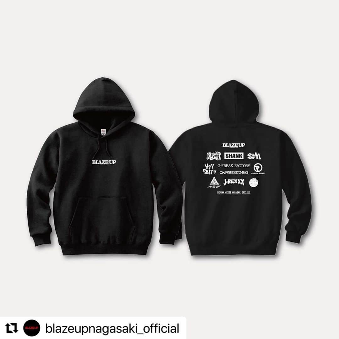 SHANKさんのインスタグラム写真 - (SHANKInstagram)「#Repost @blazeupnagasaki_official  ・・・ 【GOODS】  "BLAZE UP NAGASAKI 2023" オフィシャルグッズ事前通販開始！  受注期間：10/20(金)20:00〜11/12(日)23:59 販売サイト：baitfish-workshop.net  ※11/24(金)頃 発送予定  #BUN23」10月20日 20時16分 - shank095jpn