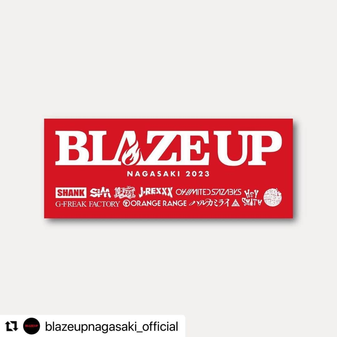 SHANKさんのインスタグラム写真 - (SHANKInstagram)「#Repost @blazeupnagasaki_official  ・・・ 【GOODS】  "BLAZE UP NAGASAKI 2023" オフィシャルグッズ事前通販開始！  受注期間：10/20(金)20:00〜11/12(日)23:59 販売サイト：baitfish-workshop.net  ※11/24(金)頃 発送予定  #BUN23」10月20日 20時16分 - shank095jpn