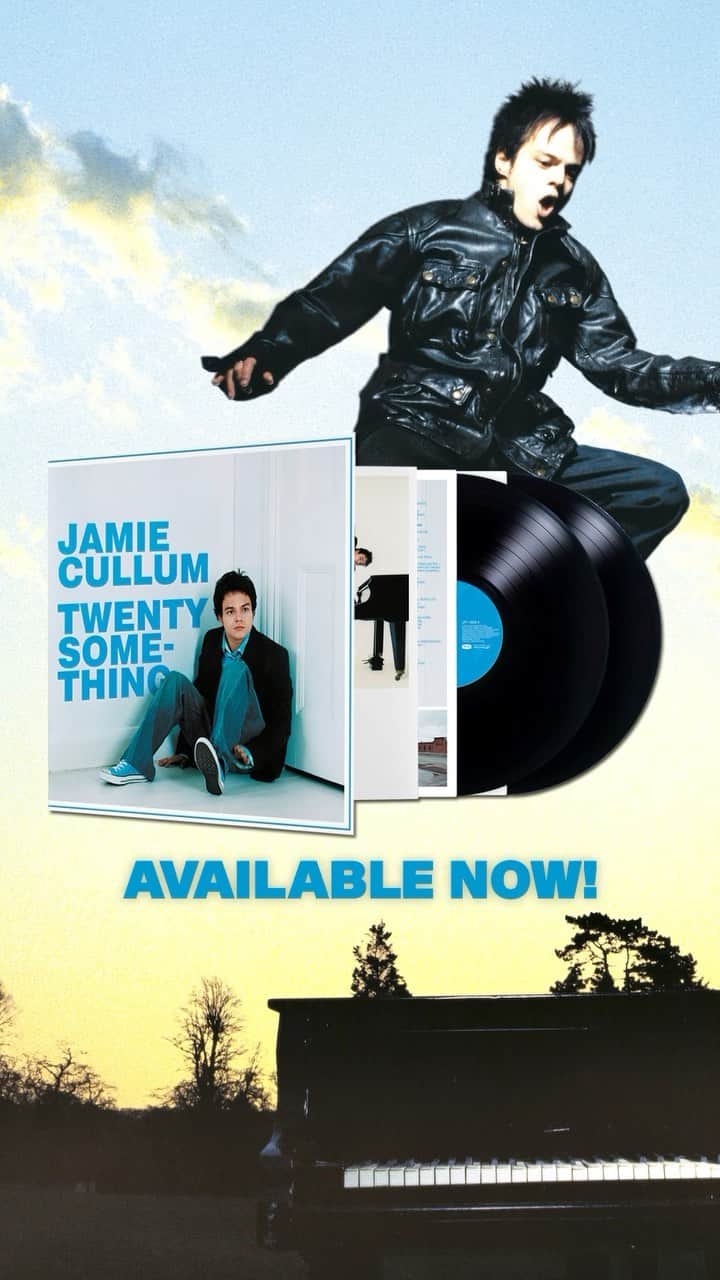 ジェイミー・カラムのインスタグラム：「Well - twenty years and twenty in title so it makes sense to rerelease it right? Also, perhaps a little known fact about the album is that it was mostly recorded live directly to a tape machine. There were some overdubs, but really it’s an album where there was no computer involved, no editing between takes. It feels right that it’s finally being released on my preferred format and staying in the analogue domain where it was born!   I’m happy to celebrate this album that changed everything for me back in 2003. I listened to it in full quite recently for the first time in about 18 years and I was misty eyed with appreciation for that scrappy, guileless 23 year old who made it alongside some very talented and patient people.   Happy 20 years, Twentysomething!   Out today. X」