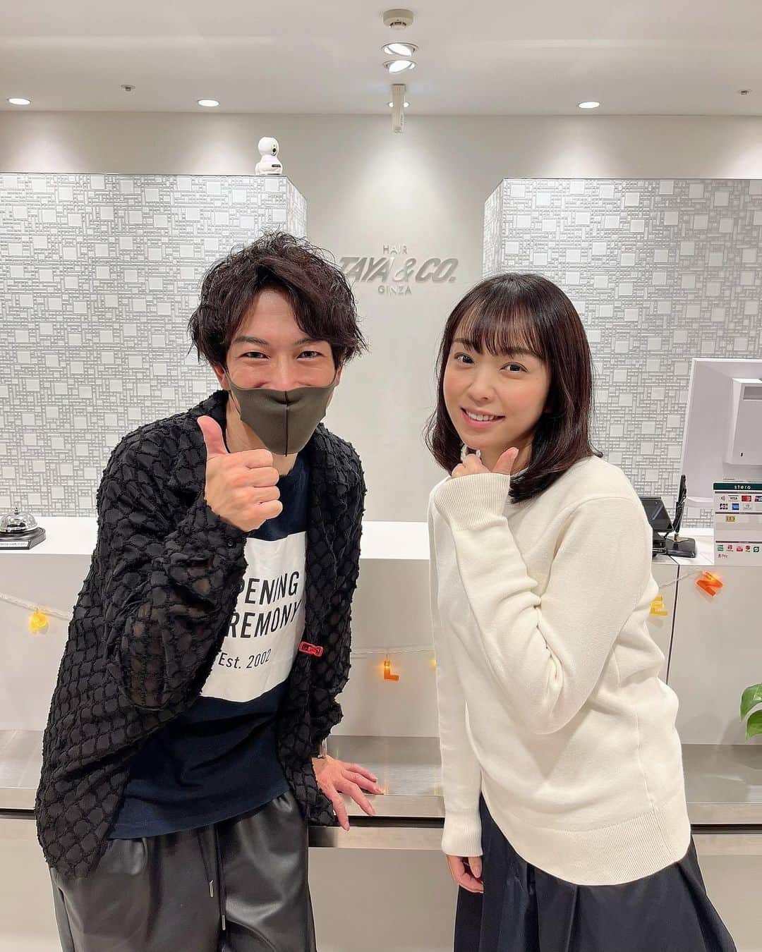 杜このみのインスタグラム：「白鳥さん🦢のところへ ヘアメンテナンスに行ってきました♡ 髪の毛ツヤツヤで嬉しい♡☺️」