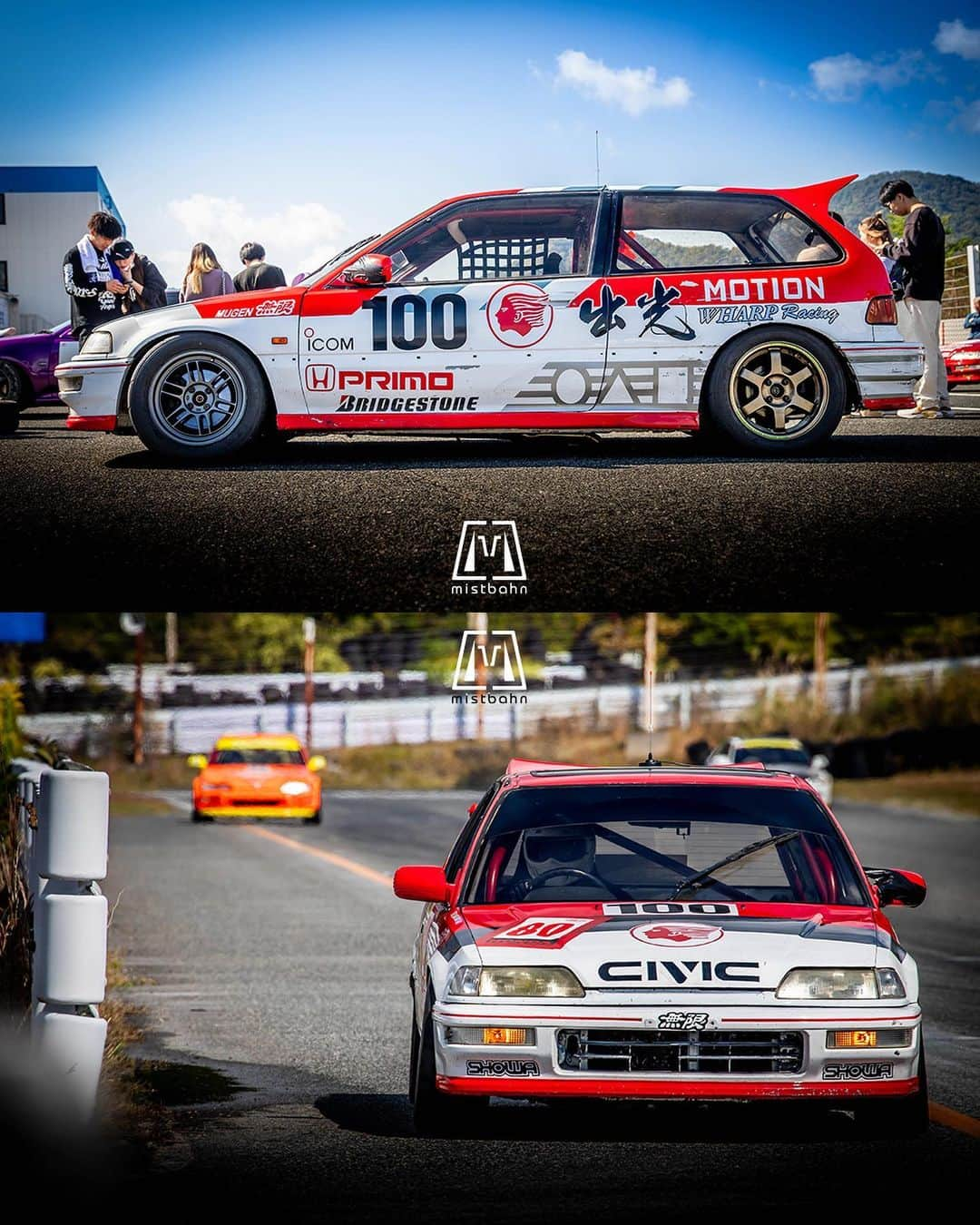 mistbahnさんのインスタグラム写真 - (mistbahnInstagram)「_ WHARP RACING 瞬間移動 IDEMITSU Honda EF9 CIVIC SiR _ 🚗: @ryuhei_ef9_cbx 📷: @mistbahn _ Shot on Oct-15 2023 🏁 "Circuit Festa ( @circuit_festa_west_japan )" "HONDA ONE MAKE RACE". Central Circuit (Hyogo Japan) _ JP) 2023年10月15日、セントラルサーキットで開催された「サーキットフェスタ ( @circuit_festa_west_japan )」内の「ホンダ・ワンメイク・レース」で撮影。 _ #circuitfesta #circuitfesta2023 #サーキットフェスタ #サーキットフェスタ2023 #hondaonemakerace #ホンダワンメイク #ホンダワンメイクレース #centralcircuit #セントラルサーキット #wharpracing #瞬間移動 #出光 #idemitsu #civic #hondacivic #シビック #ホンダシビック #efcivic #ef9 #n1civic #bseries #b18 #kanjo #kanjostyle #kanjoracer #kanjozoku #環状族 #timeattack #timeattackjapan #hondasontrack」10月20日 20時50分 - mistbahn