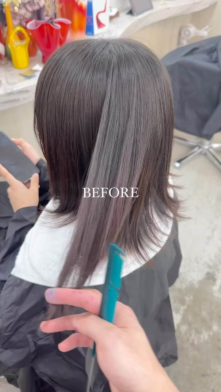 オオモトのインスタグラム：「BEFORE.AFTER📸 ・ WOM  代表　オオモト @bobby_omoto_style @wom_hair_ ご予約はinstaDM or TEL にて🙇🏻‍♂️  ・ 直近空き予約や、日々の髪型はストーリーにて随時投稿しております🤚🏻気軽にご予約お待ちしております💌 ※ご新規様は注意事項を必読の上ご予約お願いいたします。  ・ お値段、ご予約方法、場所、などはストーリーハイライトに明記しております✨  税抜表示 ご新規様ブリーチ最終受付17時半 基本月、木休み 現在中途スタッフ、新卒スタッフを募集しております！ ご興味あるかたはDMお待ちしております！」
