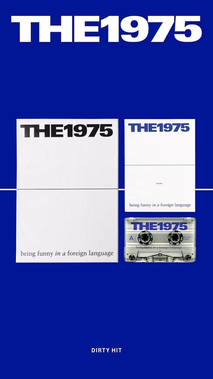 のインスタグラム：「New limited edition cassettes, signed CDs and The 1975’s albums restocked on vinyl available now on the Dirty Hit Store.  Link in stories」