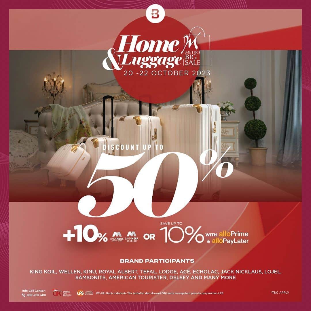 のインスタグラム：「🌟 Promo METRO BIG SALE Kembali! 🌟  Beauties ada kabar gembira! Sampai 29 Oktober 2023, kamuuu berkesempatan untuk meraih produk berkualitas dengan harga menarik di METRO BIG SALE. Khusus untuk METRO Fashion Lovers, saat yang kamu tunggu telah tiba nihh ! Yuk, segera kunjungi METRO dan temukan penawaran spesial. ✨   #METROBigSale #FashionLovers」