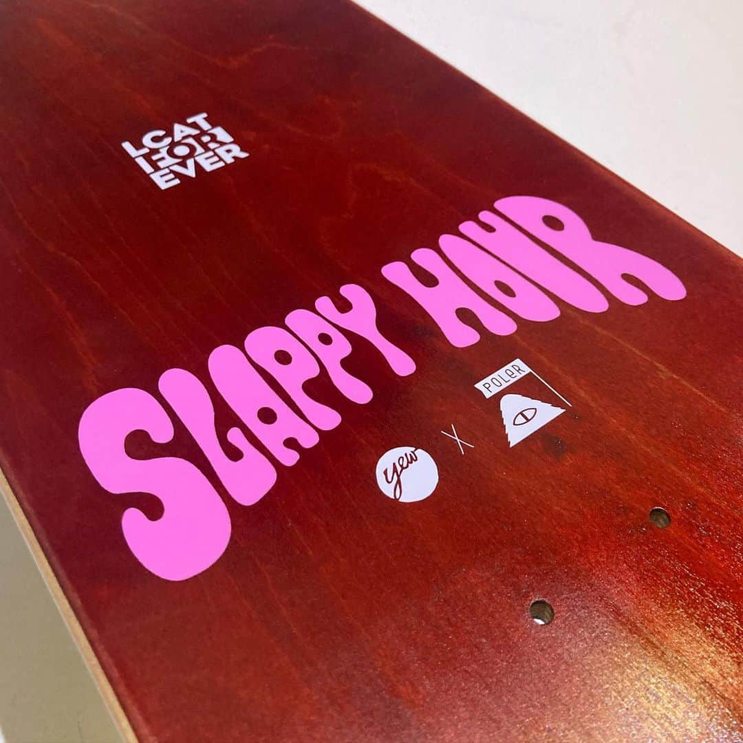 Poler Outdoor Stuffのインスタグラム：「Coming Soon… 💖  @polerstuff  @polerportland   #yewskateboards #lcatforever」