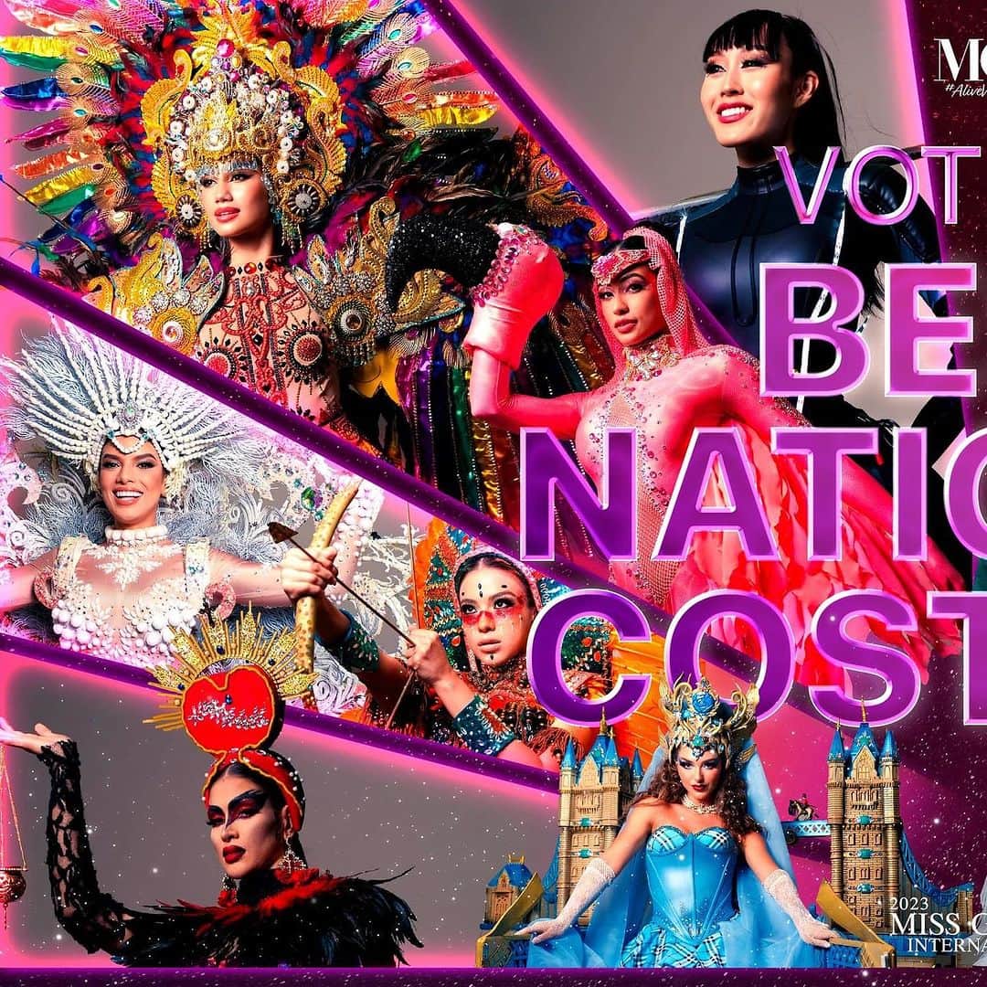 ミス・グランド・ジャパンのインスタグラム：「📣Voting for “𝗕𝗲𝘀𝘁 𝗡𝗮𝘁𝗶𝗼𝗻𝗮𝗹 𝗖𝗼𝘀𝘁𝘂𝗺𝗲” (𝗥𝗼𝘂𝗻𝗱𝟭) has begun!  In the first round, vote to find the last 20 costume, 10 from 𝗩𝗢𝗧𝗘 and the other 10 select by the 𝗝𝗨𝗗𝗚𝗘𝗦.   We will count the votes only from 𝗙𝗔𝗖𝗘𝗕𝗢𝗢𝗞: Miss Grand International  ❗️Follow the MGI’s FB page before voting, otherwise the votes will not be counted❗️  1 Like = 5 Points   1 Share = 10 Points  https://m.facebook.com/photo.php?fbid=960264778801979&id=100044553964329&set=a.253521036143027  You can vote NOW until October 22, 2023 at 11AM (Ho Chi Minh Time)  #MGI2023 #AliveVietnam  #SenVangEntertainment #Staynex  #CollagenElasten #Aratawellness .  #MGI #GrandExperiences #MissGrandInternational #MissGrandInternational2023  #WeAreGRANDthe1andOnly #missgrandjapan  #ミスグランドジャパン  #ミスグランドインターナショナル  #ナショナルコスチューム」