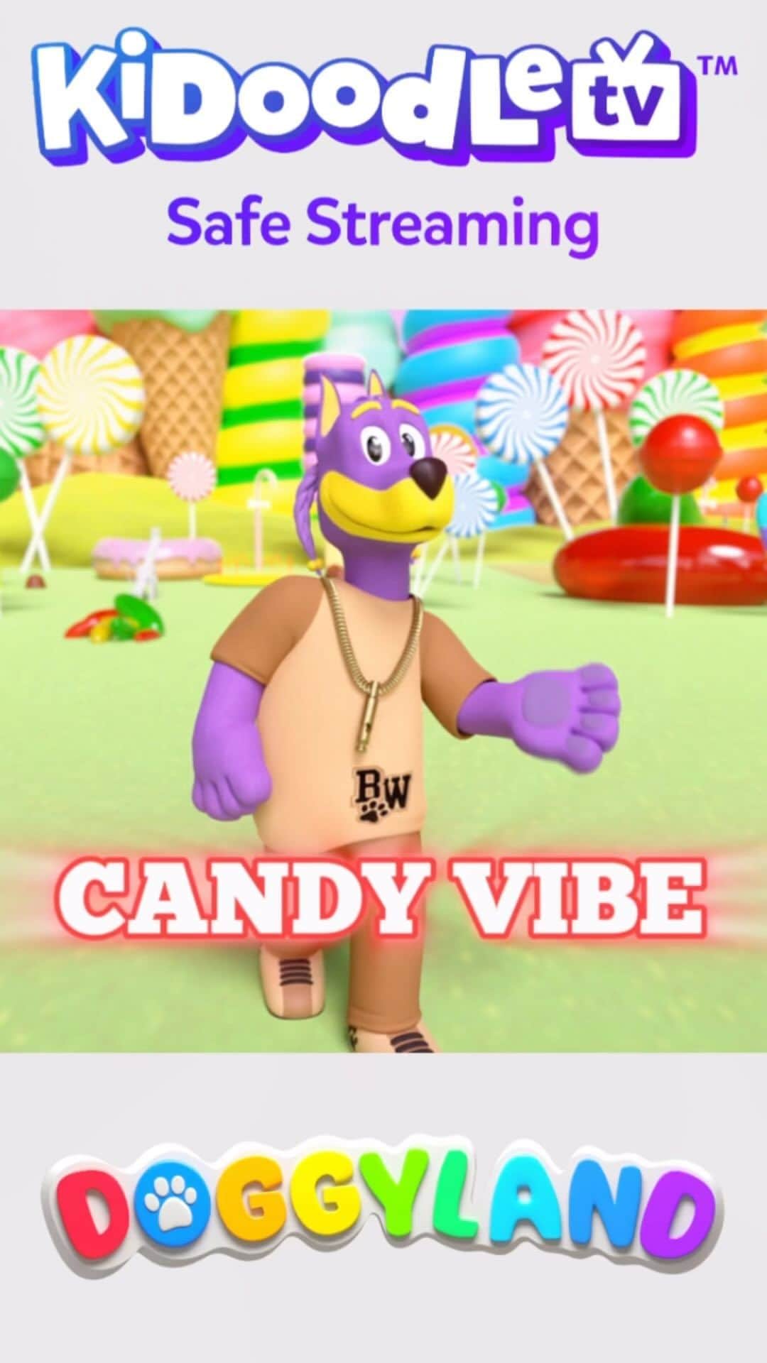 スヌープ・ドッグのインスタグラム：「Cday Candy Vibes 💪🏿🍭 @doggyland_kids on @kidoodletv」