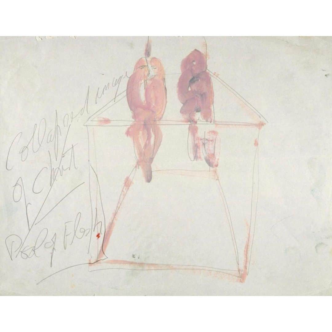 THE ROWのインスタグラム：「Francis Bacon; ‘Two Owls, No. 1’, 1959」