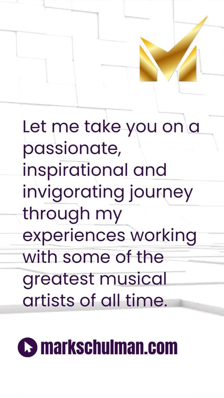 マーク・シュルマンのインスタグラム：「Join me on this incredible journey where I share the secrets behind my thrilling collaborations with legendary musical artists.   Are you ready to uncover the keys to peak performance and lasting joy? Your journey to personal growth starts here! 💪  www.markschulman.com  #KeynoteSpeaker #LegendaryCollaborations #UnlockYourPotential #existloudly #keynotespeaker #powerofattitude #hackingattitude」