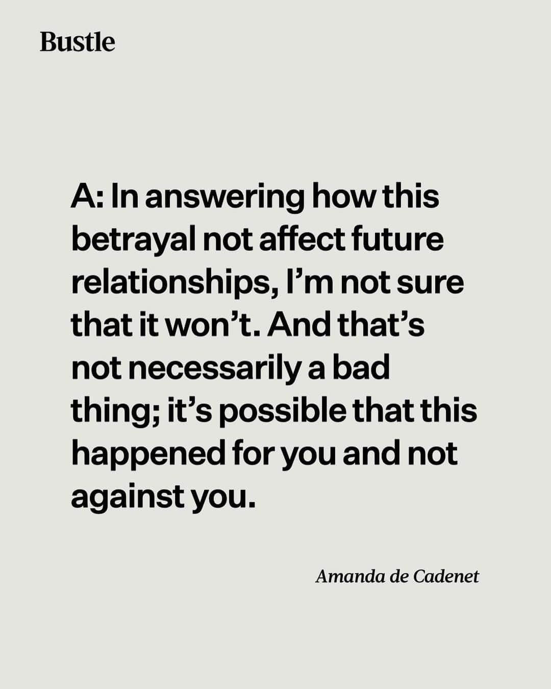 アマンダ・デ・カディネットさんのインスタグラム写真 - (アマンダ・デ・カディネットInstagram)「For the latest Asking For A Friend, @amandadecadenet helps a reader move on after being betrayed.  Read her full answer at the link in bio, and submit your questions about sobriety, self-care, recovery, or wellness on our IG story.」10月21日 0時52分 - amandadecadenet