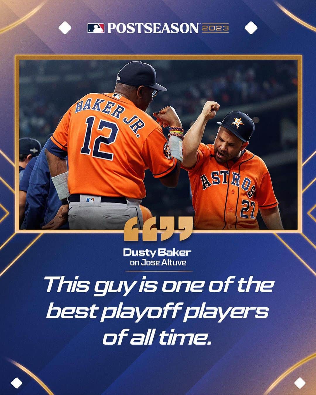 MLBのインスタグラム