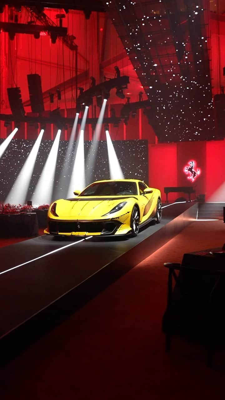 Ferrari USAのインスタグラム：「A historic and glamorous week in NYC, one filled with iconic, game-changing models and thousands of tifosi who gathered to celebrate the heritage and passion that is #Ferrari. After the three-day public exhibition, The Ferrari Gala raised more than $7M for education, from the auction of a one-of-a-kind Tailor Made Ferrari 812 Competizione and other impressive lots. Ending with an incredible performance by 12-time Grammy-winning artist John Legend, the evening was one we won’t soon forget.   #FerrariGameChangers」