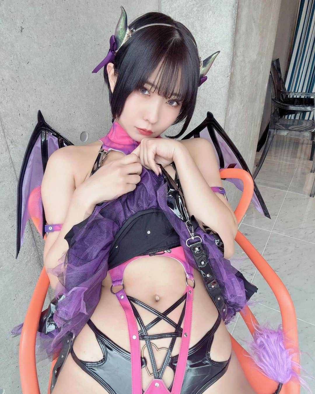 鳴上なごねのインスタグラム：「インスタくん怒らないでくれえ   #selfie #自撮り界隈 #グラドル自画撮り部 #グラビア #gravure #グラビアアイドル #model #cosplayer #cosplay #cosplaygirl #japanesegirl #鳴上なごね #followｍe #いいねください #셀피 #ハロウィン #halloween」