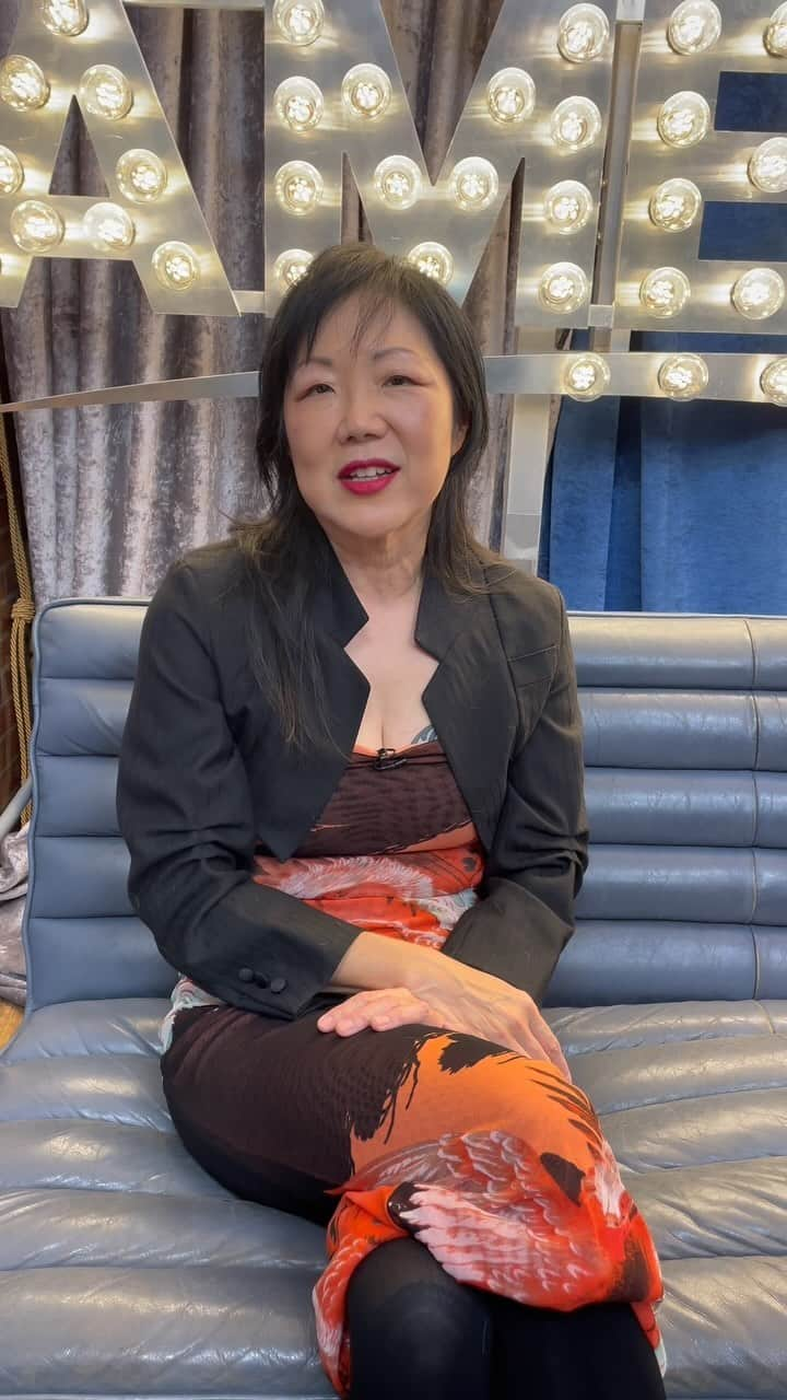 マーガレット・チョーのインスタグラム：「We’re asking comedian @margaret_cho what her hot takes are on #TaylorSwift, #TheGoldenBachelor, and how old is too old for trick-or-treating.」